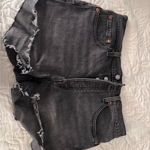 Signature by Levi Strauss Black Jean Shorts